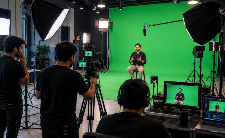 Green-Screen-Studio-in-Gurgaon-The-Flying-Kite-Studios