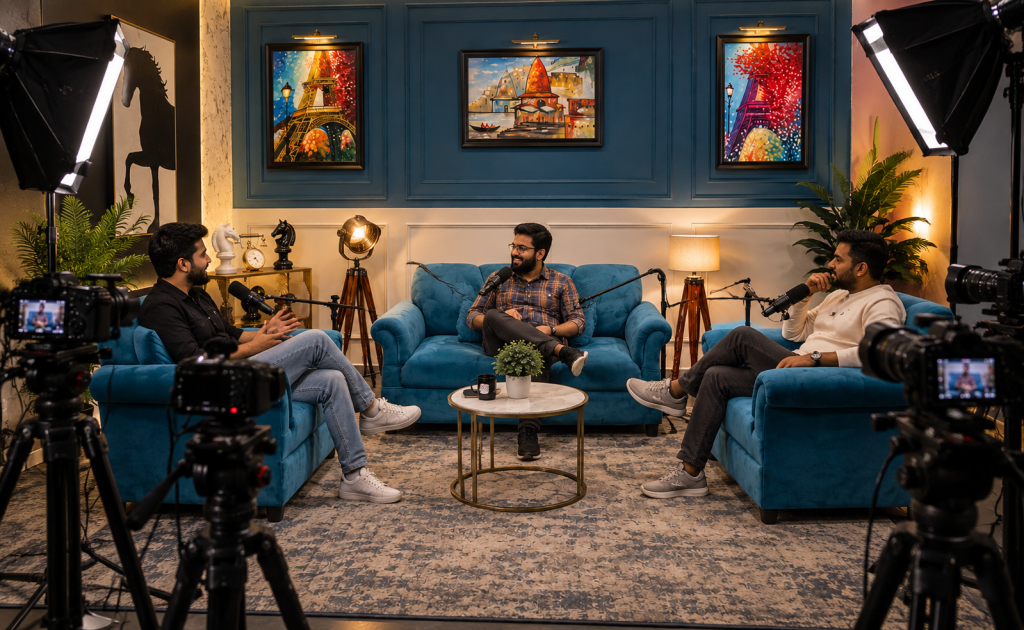 Podcast-Video-Studio-Rental-in-Gurgaon