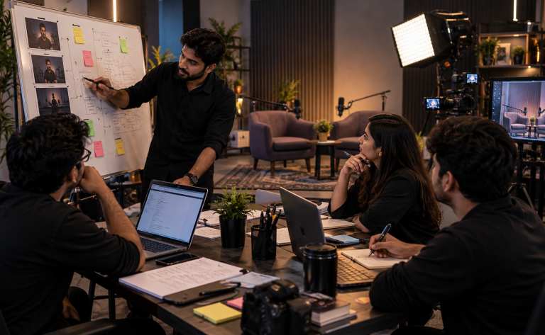 The-Flying-Kite-Studios-Social-Pre-Production-Podcast-Planning