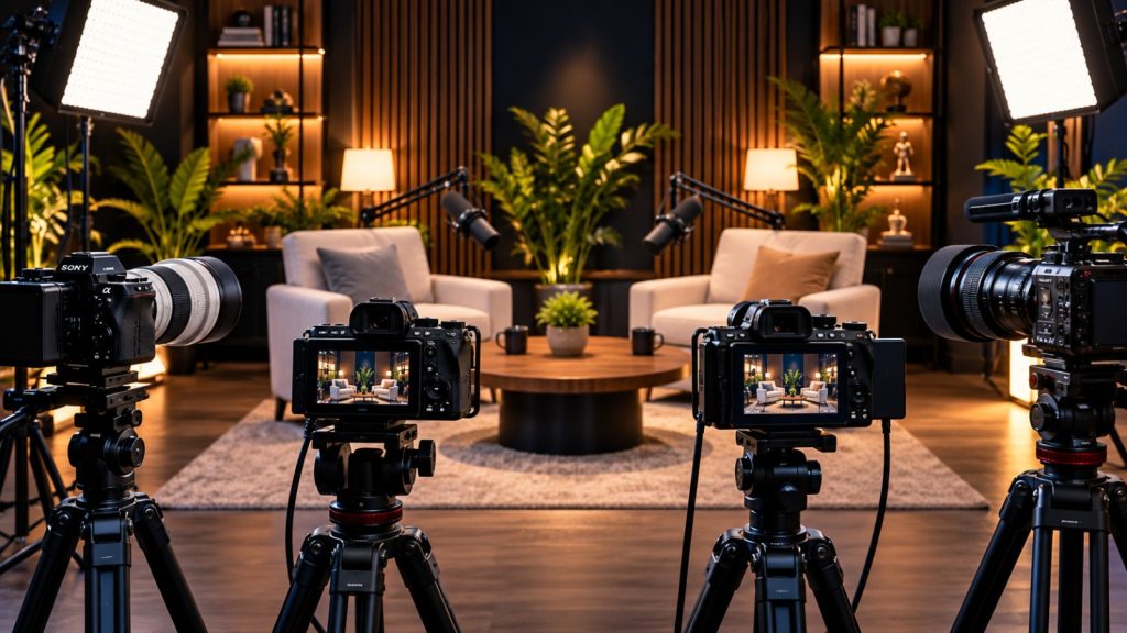 best-cameras-to-shoot-podcast-in-studios